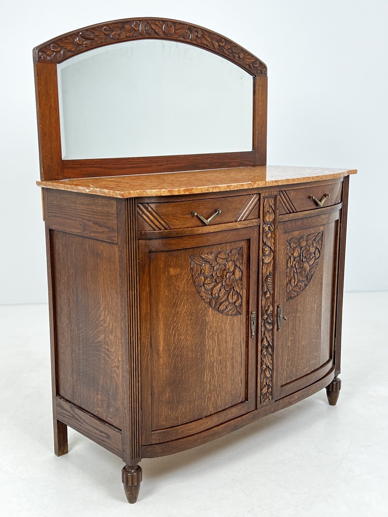 Sideboard Server with Mirror